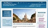 An example of a Disney themed microsite that features Walt Disney World Resort content