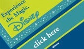 An example of a Disney themed web banner with a call to action